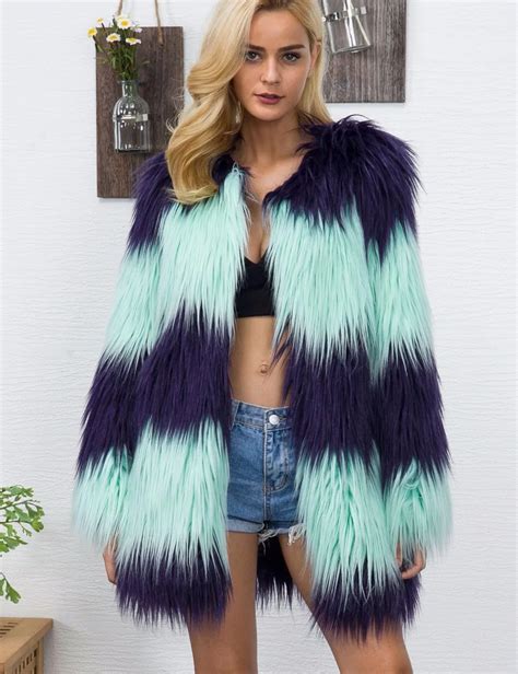 elegant faux fur coats.